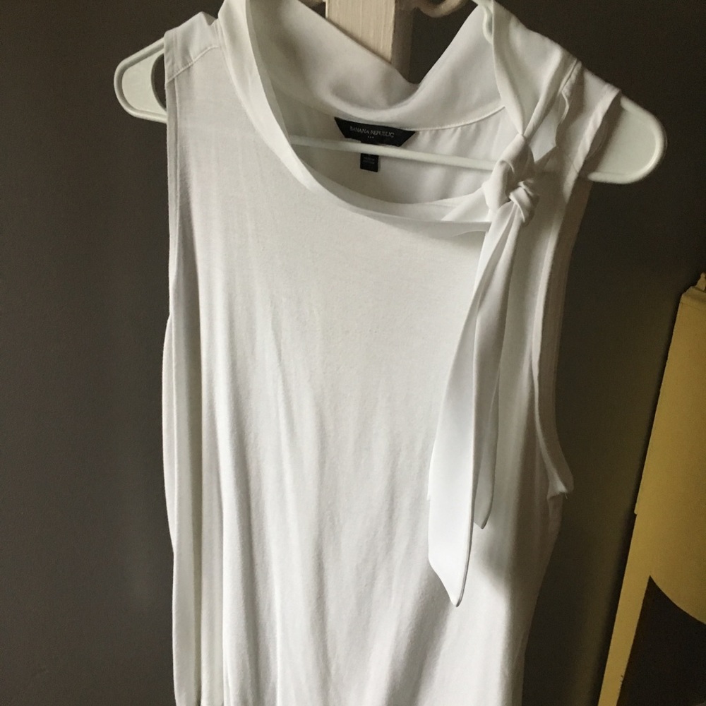 White/ivory Banana Republic Top